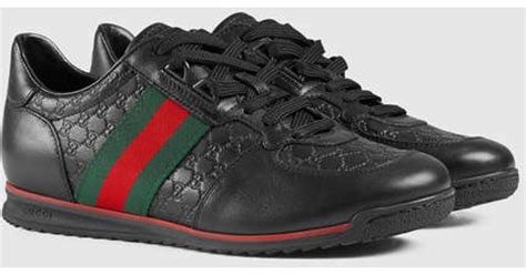 gucci sl 73 black sneakers|GUCCI .